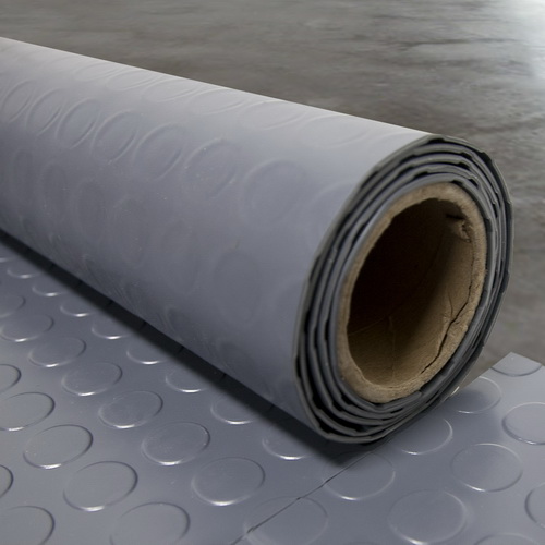 Tấm pvc trải sàn hình đồng tiền